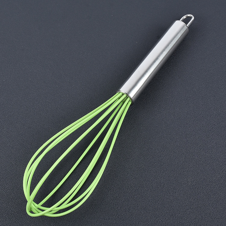 silicone eggbeater Stainless steel handle